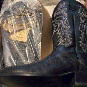 Men's Black Western Boots